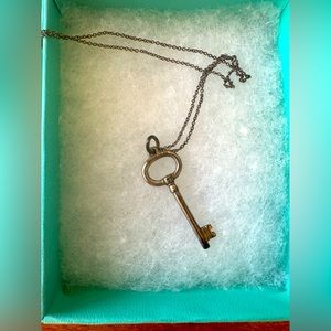 Tiffany key pendant and chain
